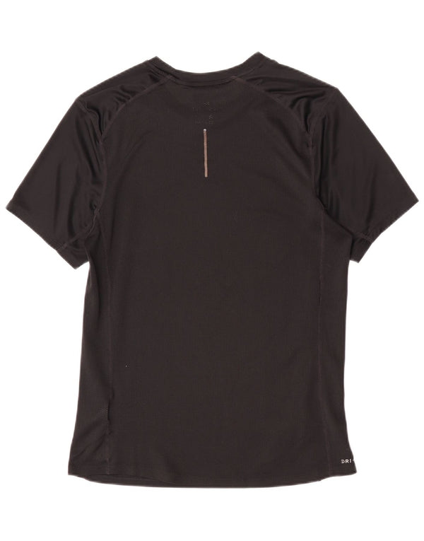 Nike Dri Fit majica kratkih rukava, mali crni poliester
