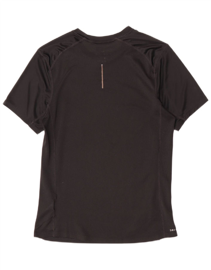 Nike Dri Fit majica kratkih rukava, mali crni poliester
