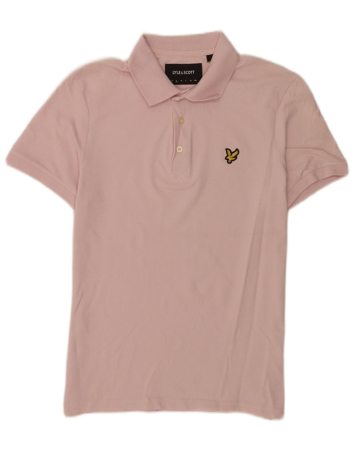 Lyle & Scott muška polo majica Mala ružičasta pamučna
