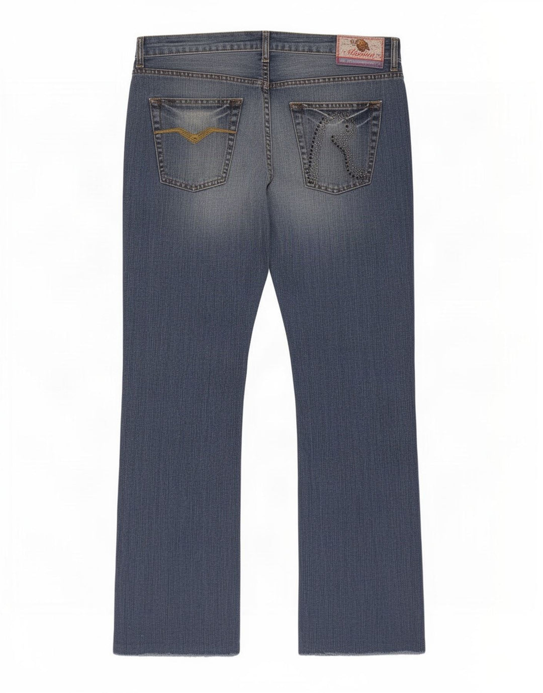 Replay Ženske Bootcut traperice W32 L34 Plavi pamuk