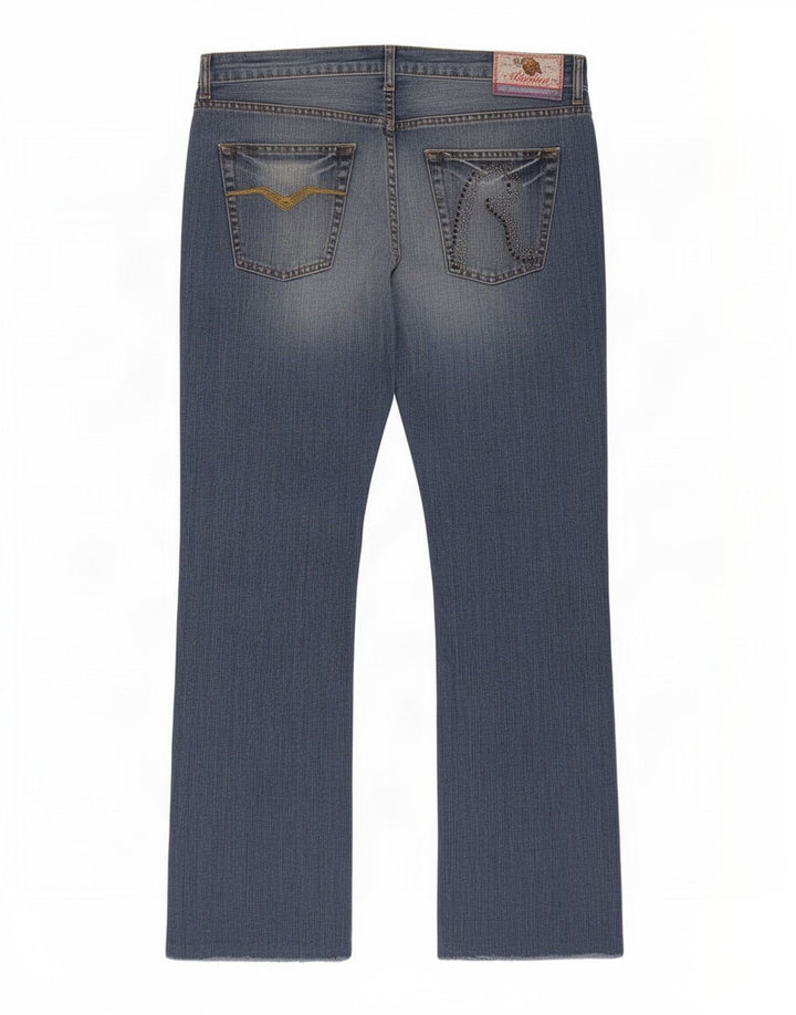 Replay Ženske Bootcut traperice W32 L34 Plavi pamuk