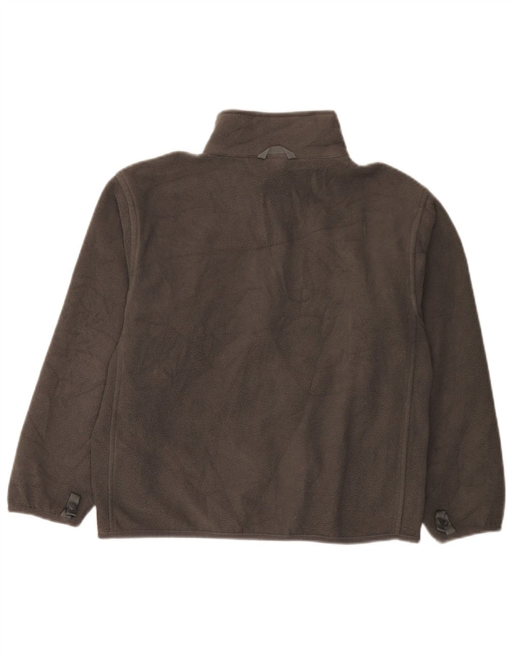 Flis jakna North Face Boys 9-10 godina srednje siva od poliestera