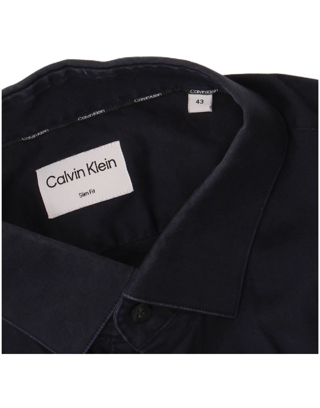 Calvin Klein muška uska košulja veličine 43 velika tamnoplava