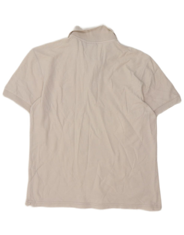 Diadora Mens Polo Shirt Medium White Cotton