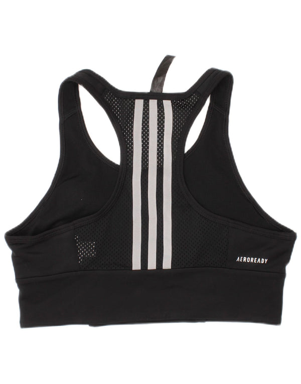 Adidas ženski sportski grudnjak Aeroready UK 8/10 Mali sportski na crne pruge
