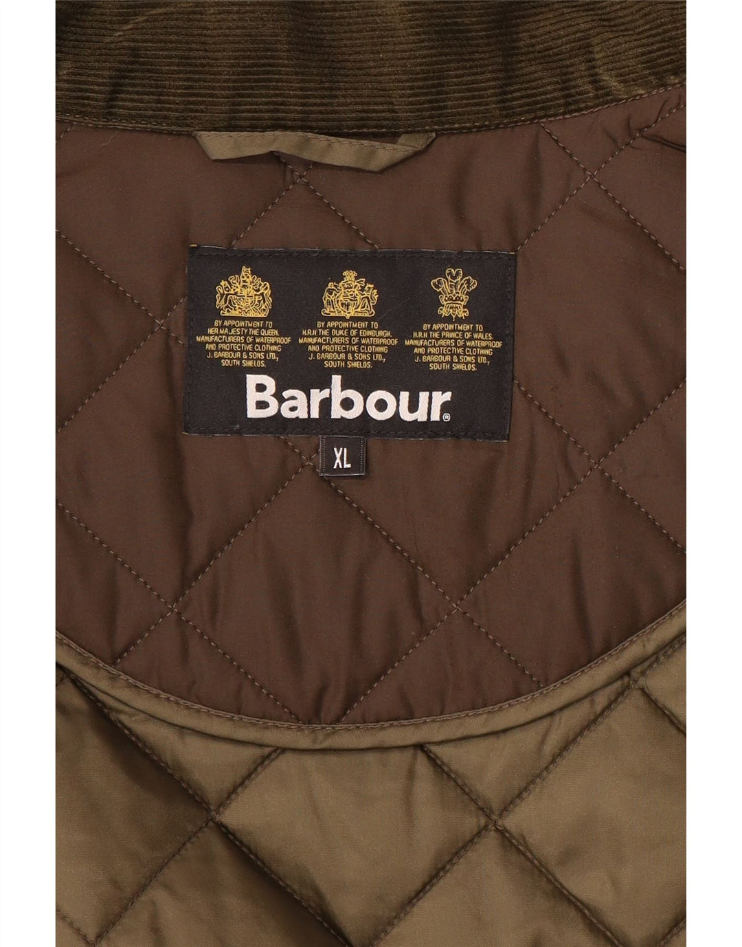 BARBOUR Muška prošivena jakna UK 42 XL smeđi poliester