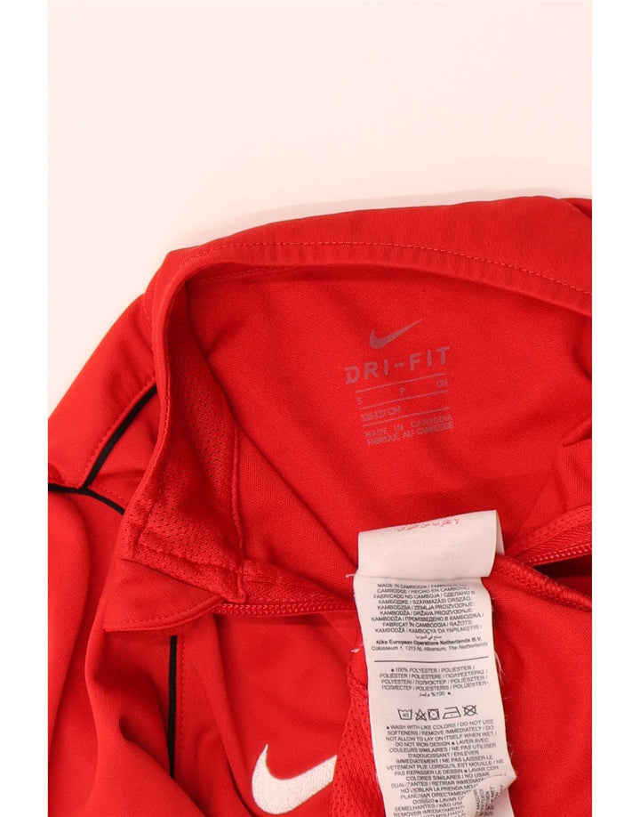 Nike Boys Dri Fit Gornja jakna trenirke 8-9 godina mala crvena poliester