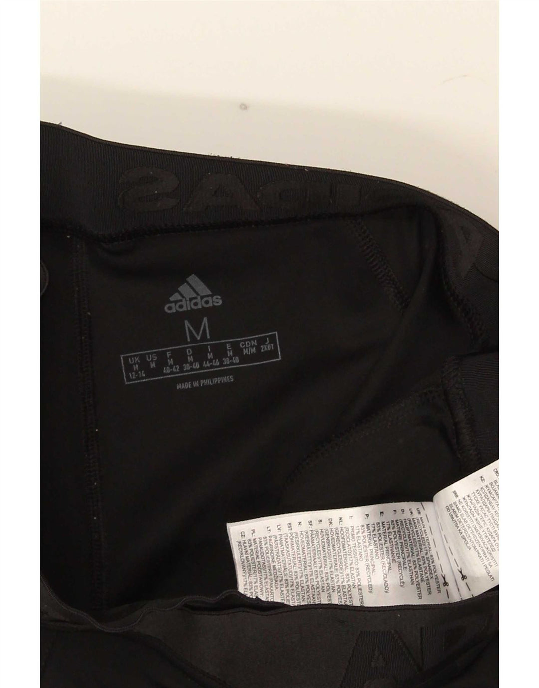 Adidas ženske tajice UK 12/14 Srednje crni poliester