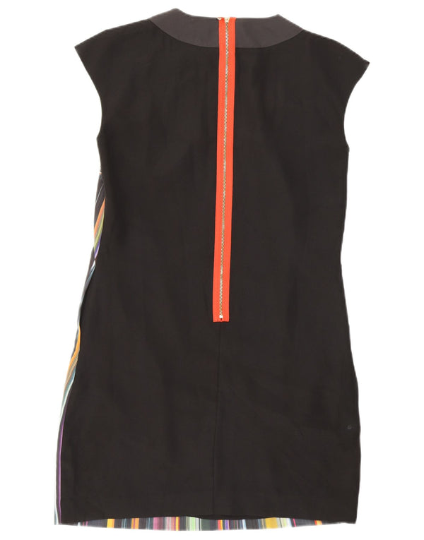 TED BAKER Ženska plašt haljina bez rukava Veličina 1 XS crni prugasti poliester