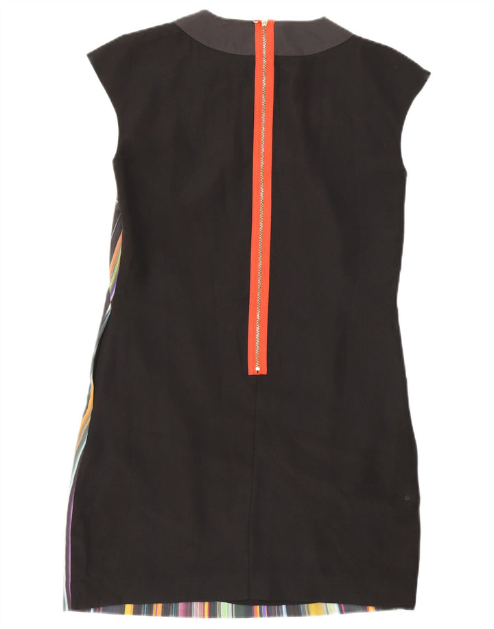 TED BAKER Ženska plašt haljina bez rukava Veličina 1 XS crni prugasti poliester