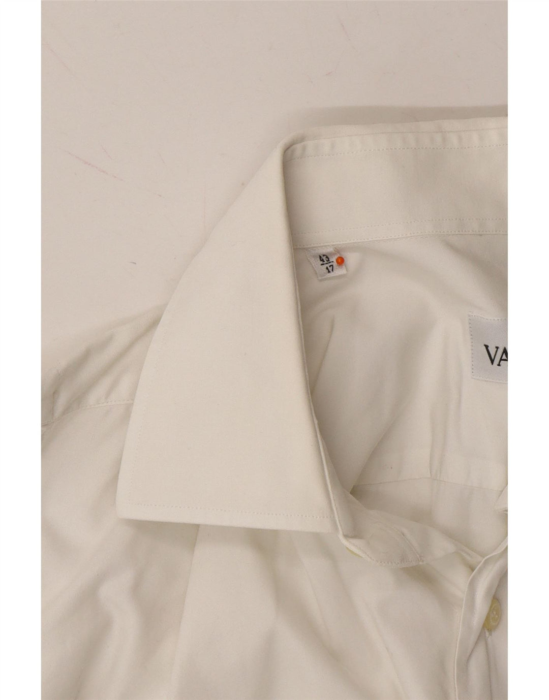 VALENTINO Mens Shirt Size 43 17 XL White Vintage Valentino and Second-Hand Valentino from Messina Hembry 