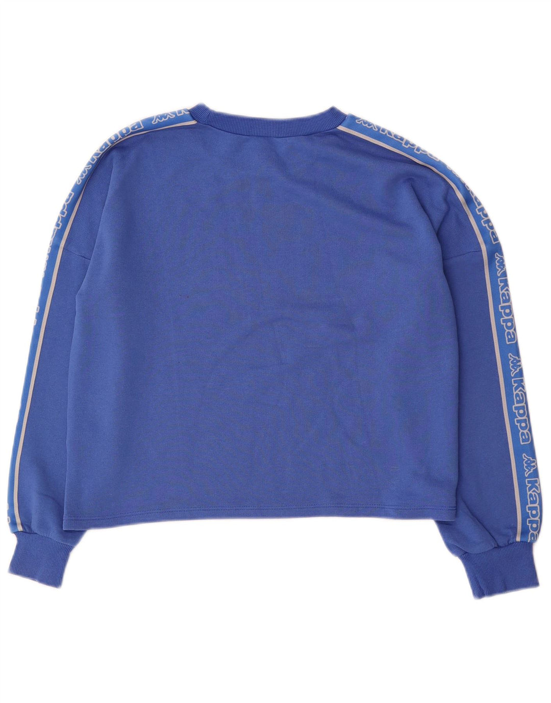 KAPPA Womens Tezenis Oversized Graphic Sweatshirt Jumper UK 10 Small Blue