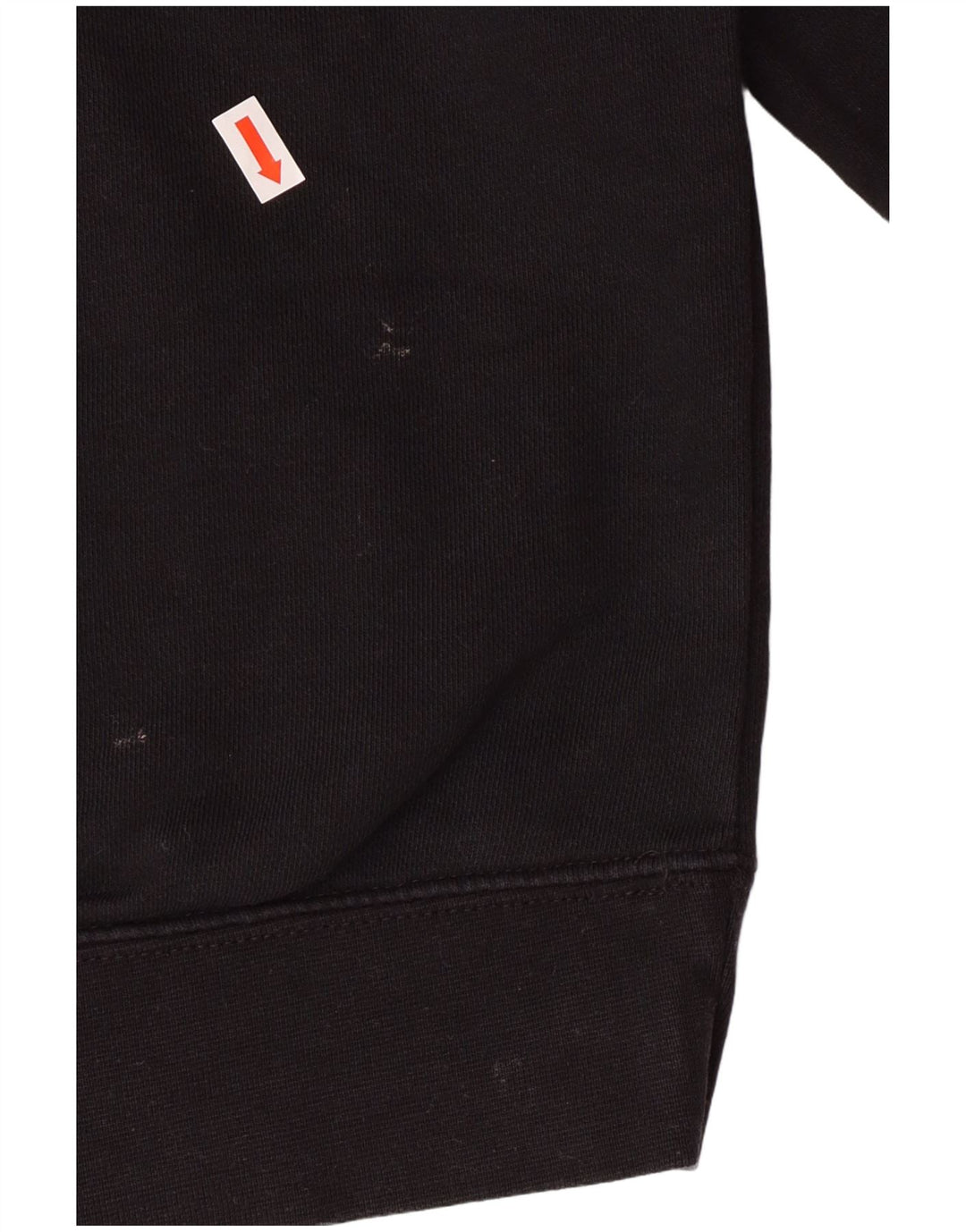 Nike Ženska velika majica s kapuljačom UK 10 Mala crna pamuk