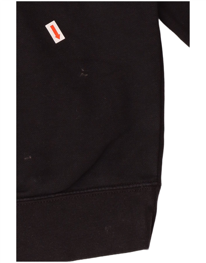 Nike Ženska velika majica s kapuljačom UK 10 Mala crna pamuk