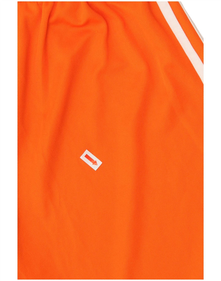 ADIDAS Boys Climalite Sport Shorts 13-14 Years  Orange Polyester