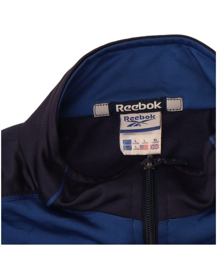 Reebok Boys Trenirka Gornja jakna 11-12 Years XL Navy Blue Colourblock