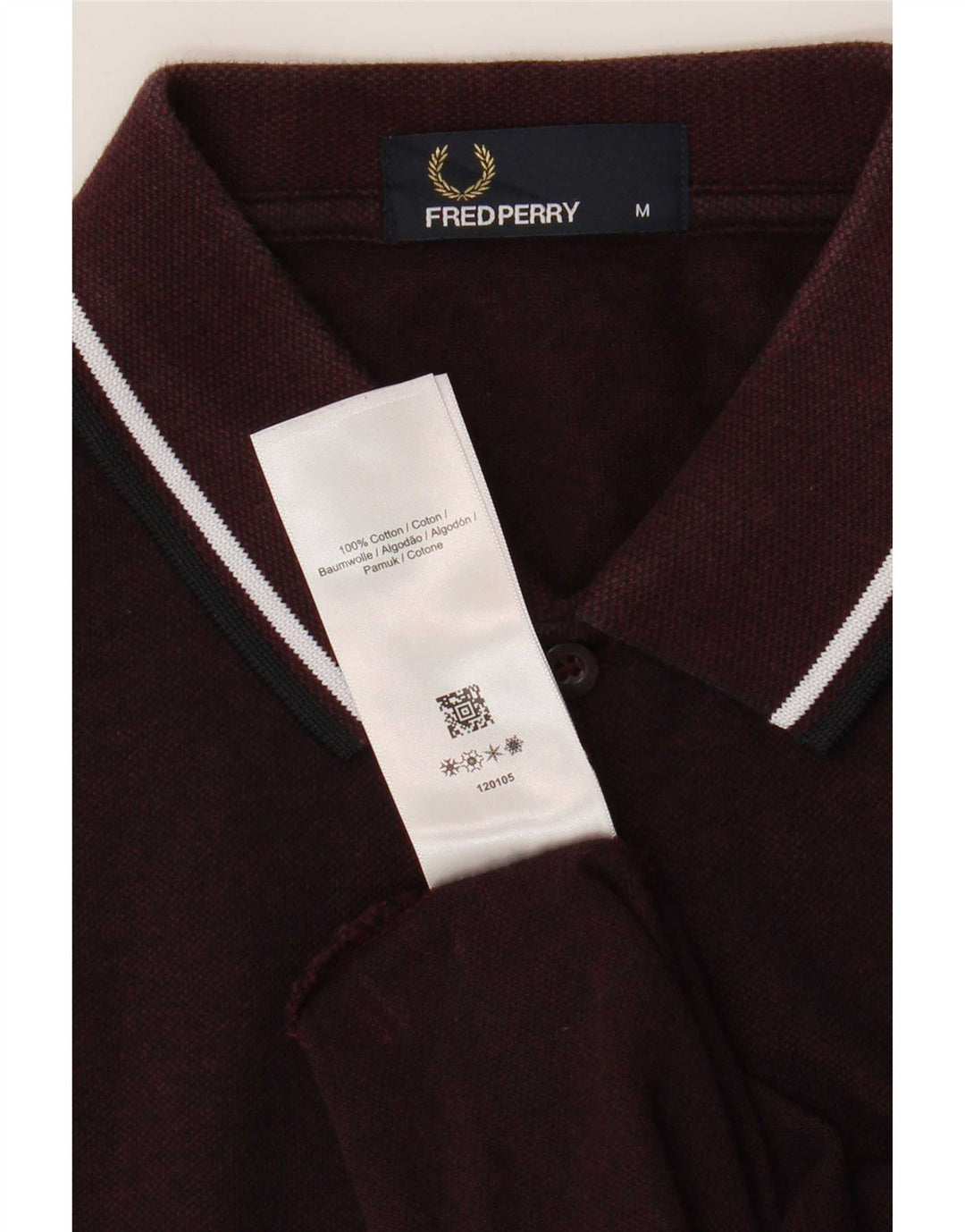Fred Perry muška polo majica srednje kestenjaste boje od pamuka