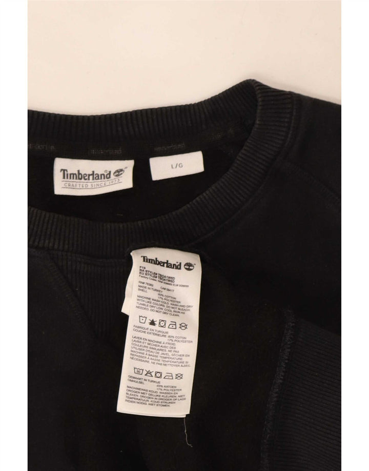 Timberland muški džemperi veliki crni pamuk