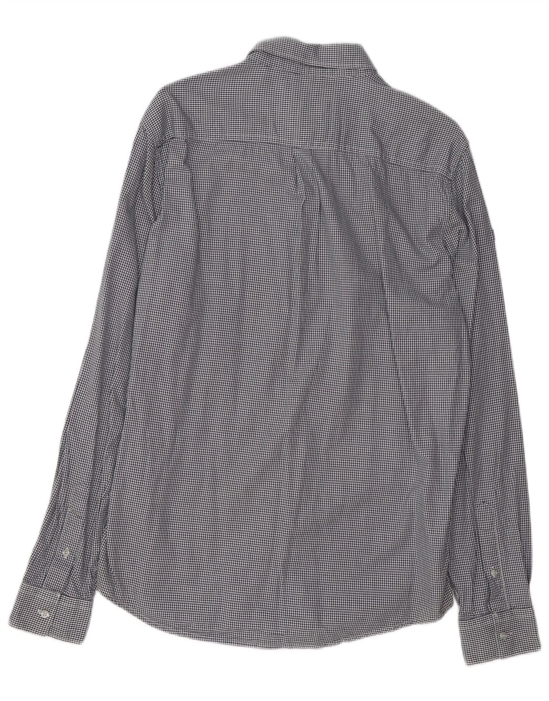 SUPERDRY muška košulja standardnog kroja, veliki tamnoplavi pamuk s ptičijim zubima