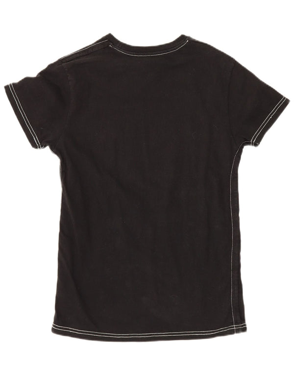 Levi's Womens Graphic T-Shirt Top UK 12 Medium Black Cotton