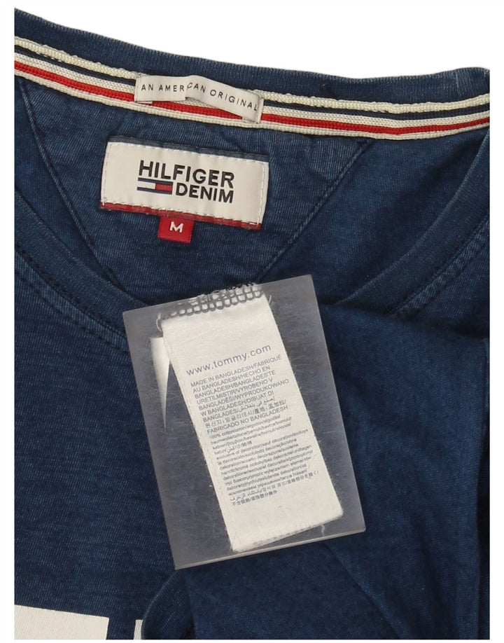 Tommy Hilfiger muška majica kratkih rukava s grafičkim motivima srednje tamnoplavi pamuk