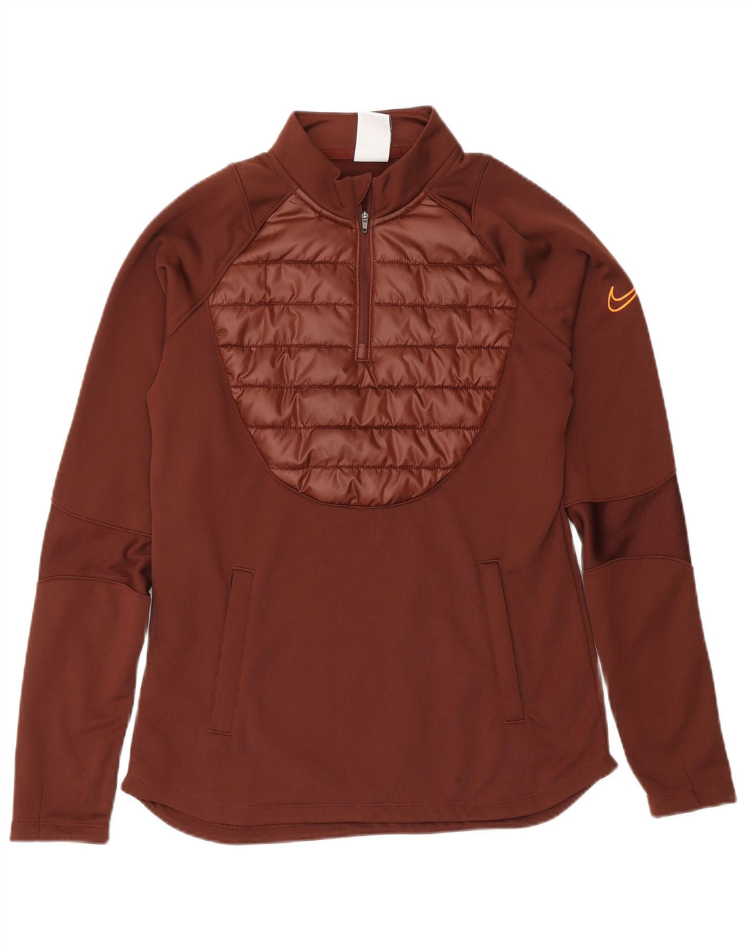 Nike Ženska trenirka Therma-Fit Zip Neck Top UK 10 Small Brown