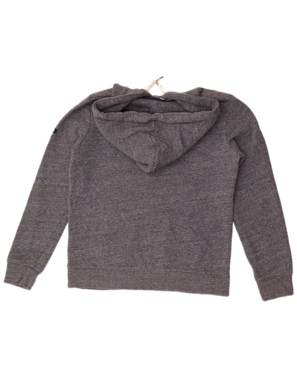 Superdry Ženska majica s kapuljačom s kapuljačom UK 10 Mali sivi flekasti pamuk