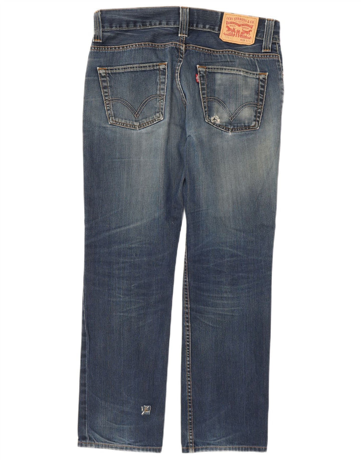 Levi's muške 511 uske traperice s oštećenjem W33 L29, plavi pamuk