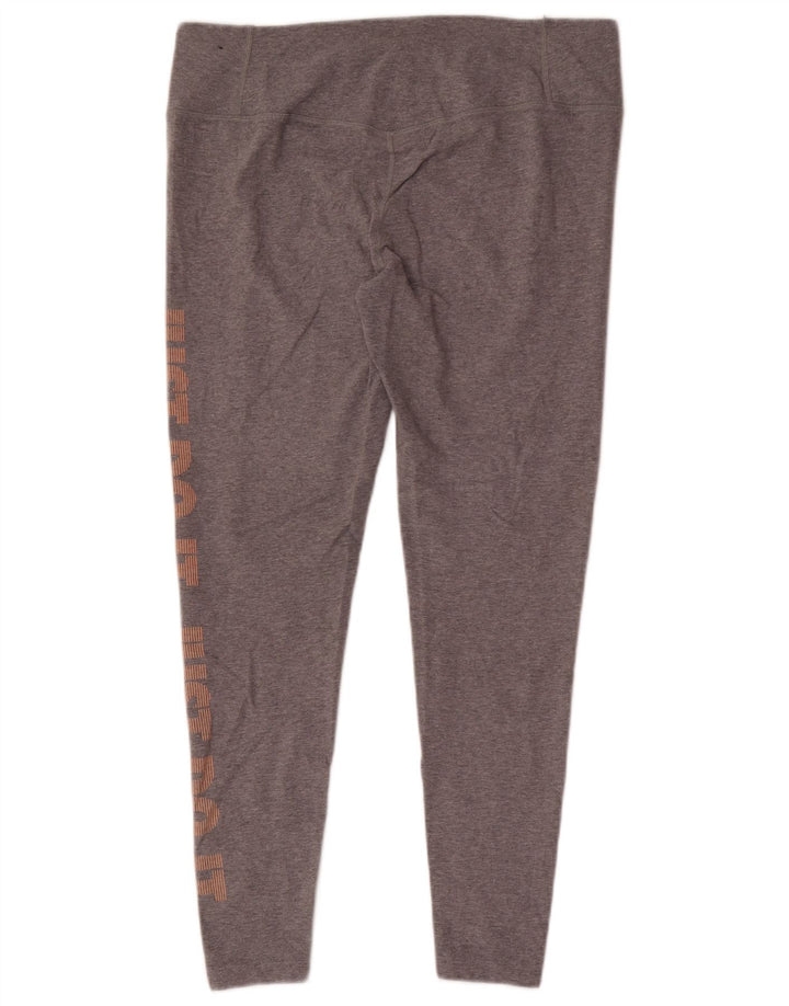 Nike ženske Dri Fit grafičke tajice UK 18 XL sive