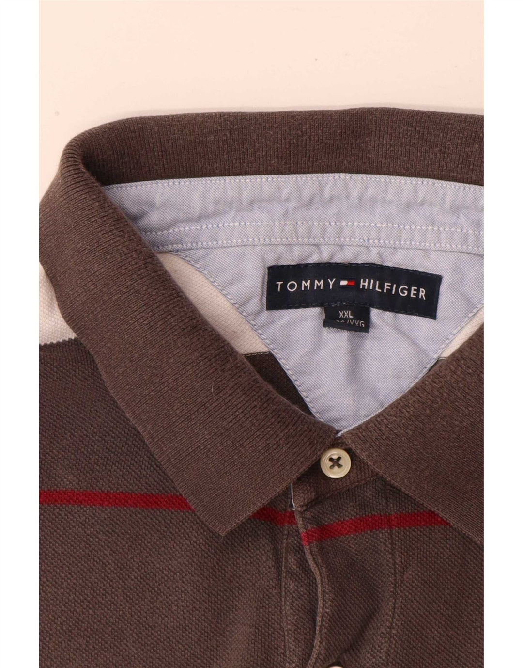 Tommy Hilfiger muška polo majica 2XL na sive pruge