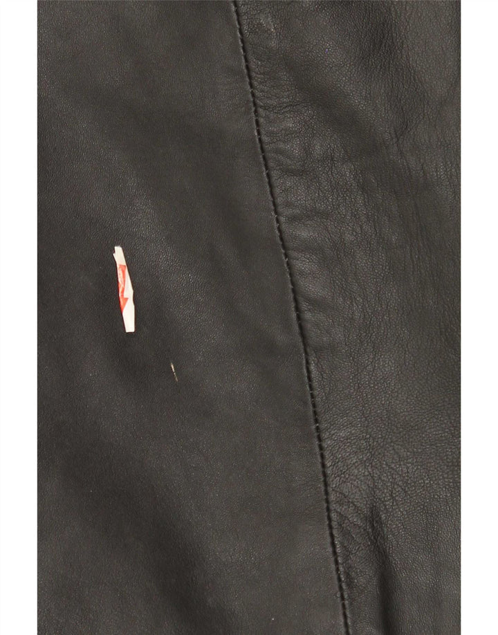 Vintage muška kožna blejzer jakna UK 42 XL crna