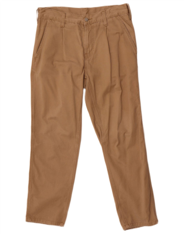 Carhartt muške chino hlače s klinovima W29 L26 bež pamuk