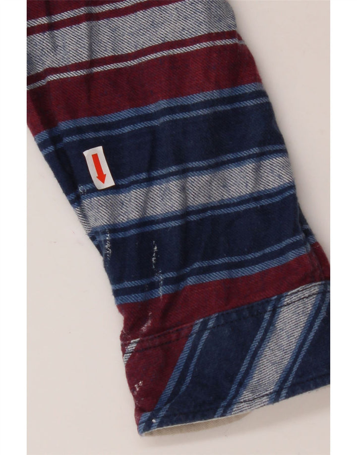 O'NEILL Mens Regular Fit Flannel Shirt XL Multicoloured Striped Cotton