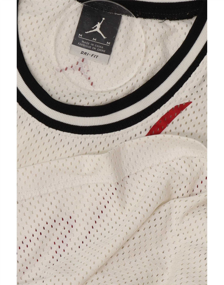 Jordan Dri Fit Graphic Vest Top Medium White