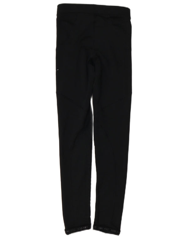 NIKE ženske grafičke tajice UK 4 XS crne