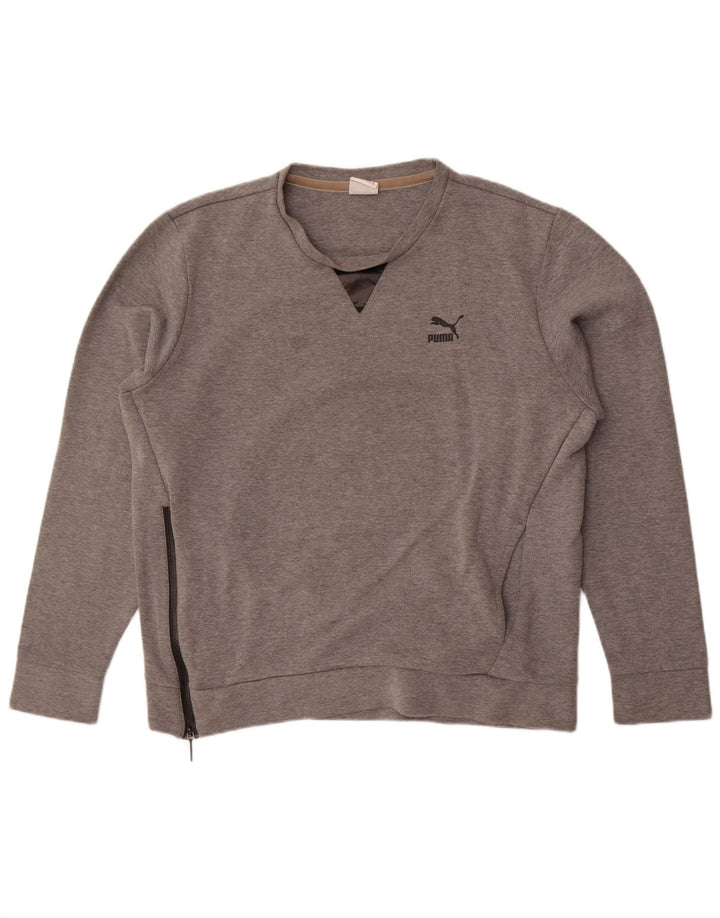 Puma muška majica s grafičkim motivima XL, sivi pamuk