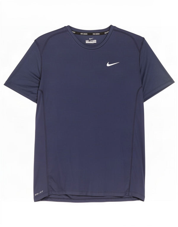 Nike Dri Fit majica XL tamnoplavi poliester
