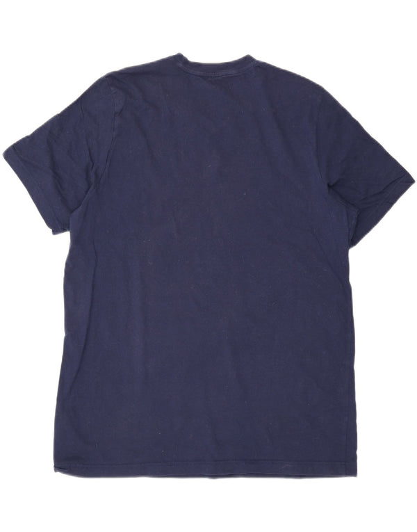 Adidas Mens T-Shirt Top XL Navy Blue Cotton