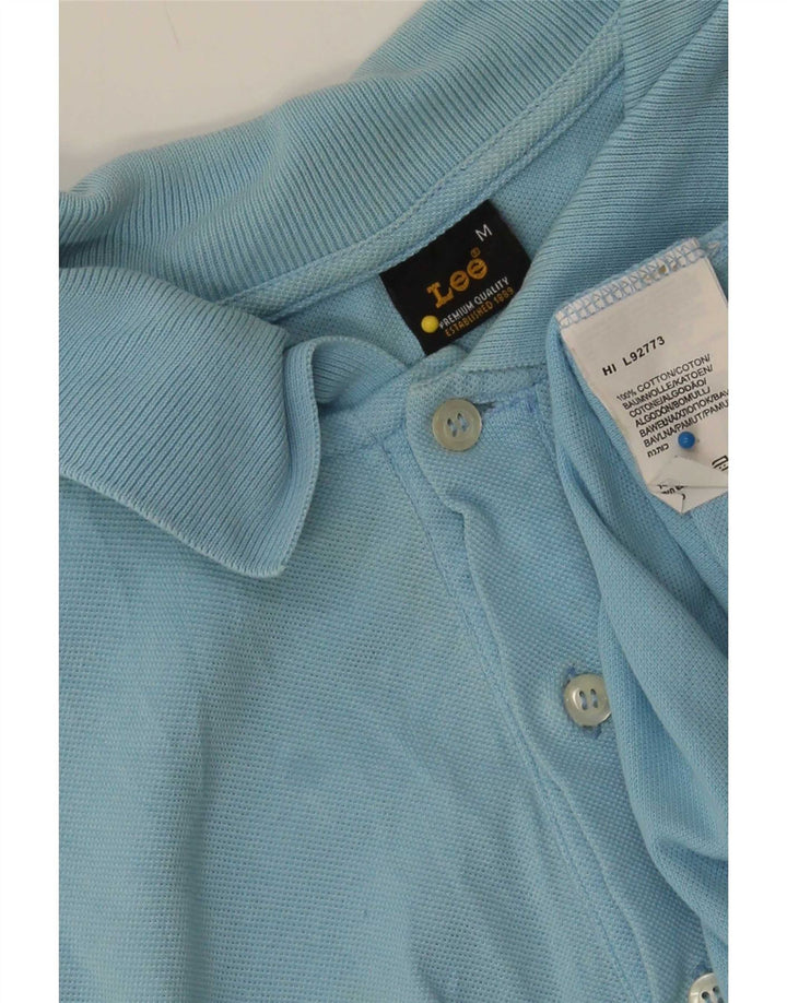Lee muška polo majica Srednje plavi pamuk