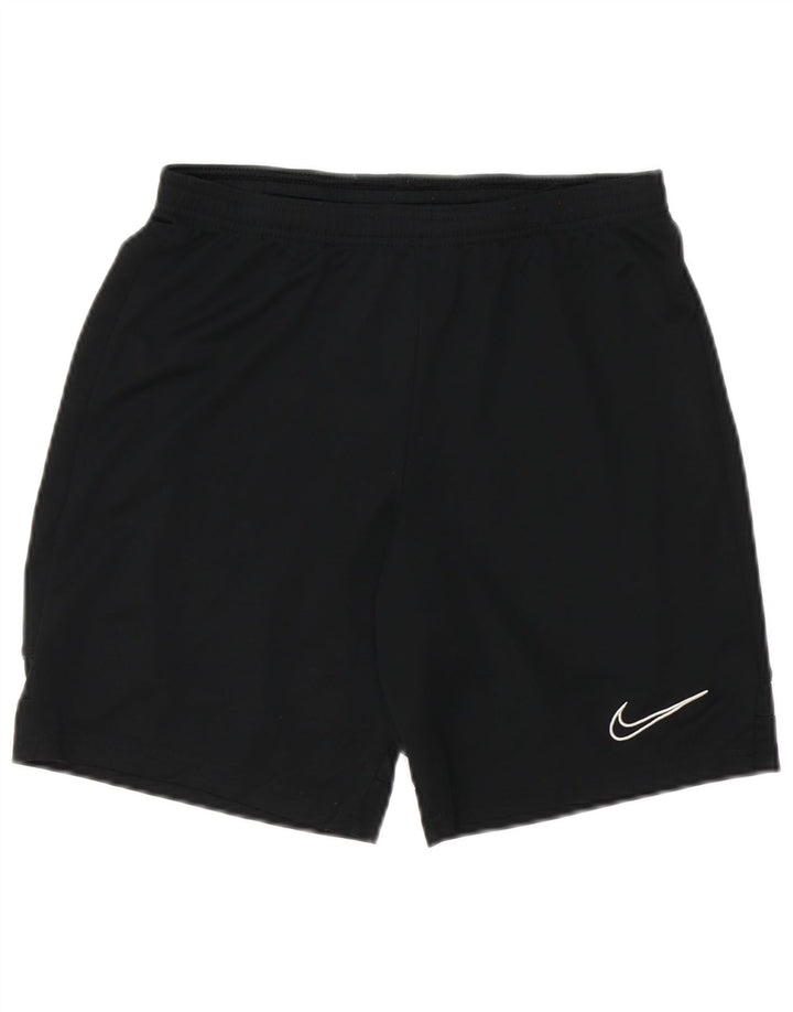 Male crne sportske kratke hlače Nike Dri Fit od poliestera