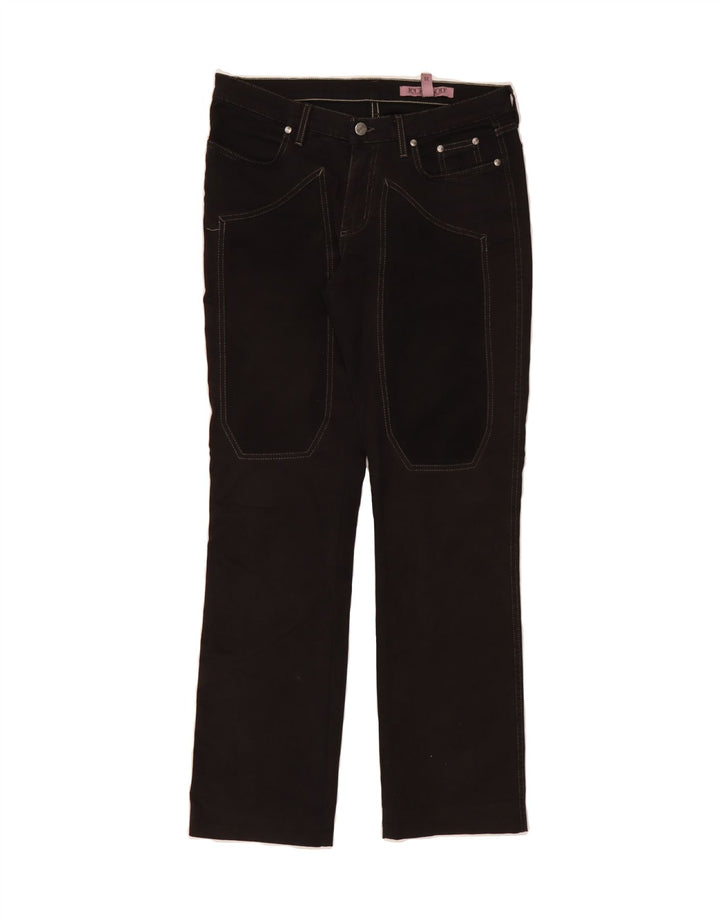 JECKERSON Womens Slim Jeans W32 L31 Black Cotton Vintage Jeckerson and Second-Hand Jeckerson from Messina Hembry 