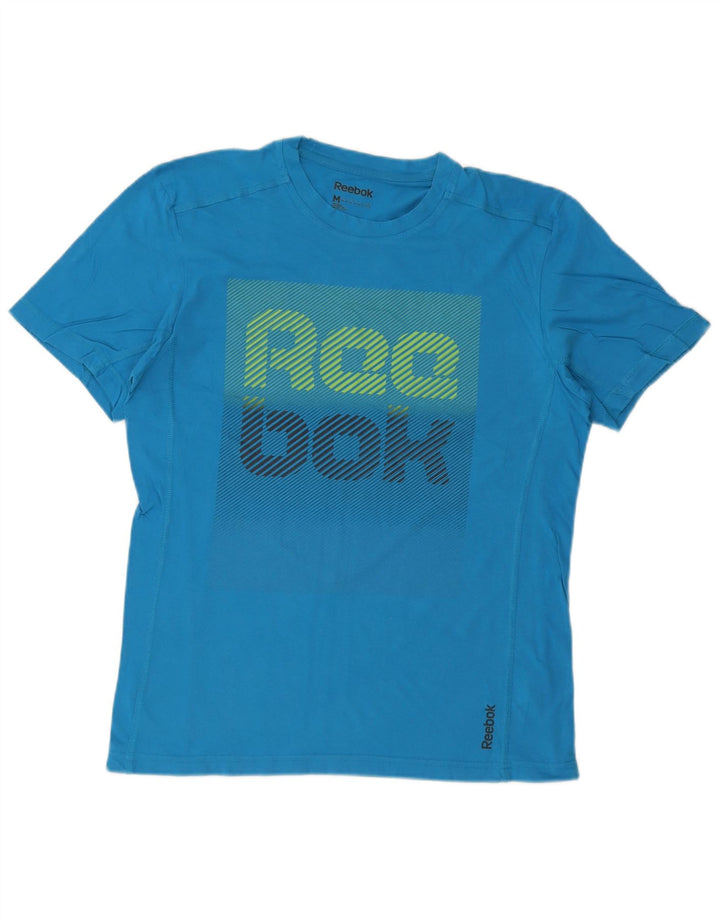 Reebok muška grafička majica kratkih rukava srednje plavi pamuk
