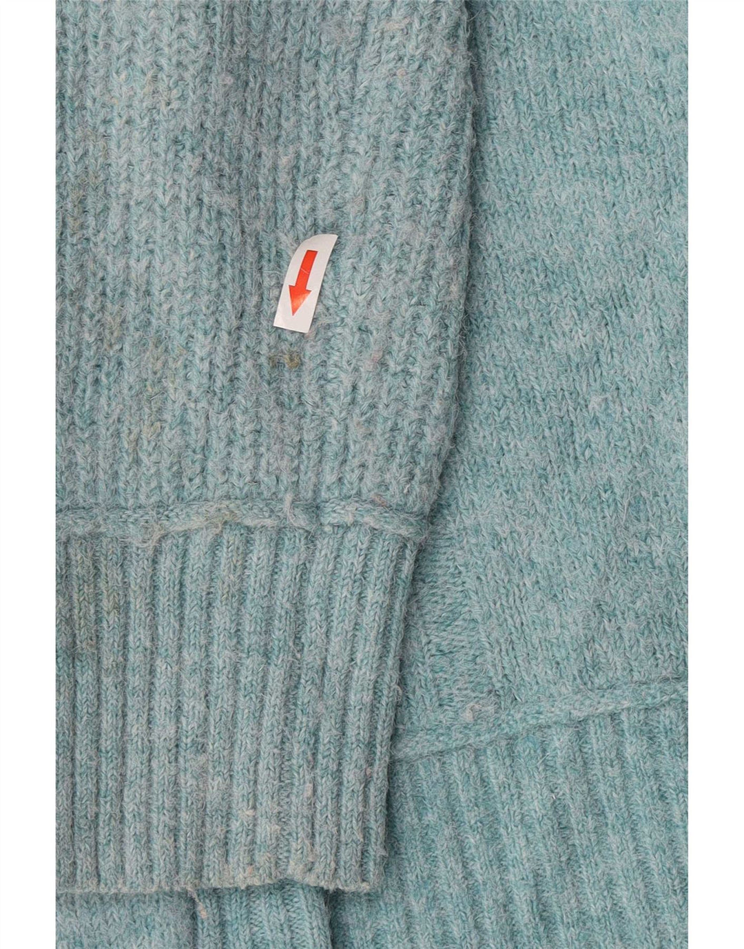 Bijeli ženski kratki kardigan pulover UK 10 Small Blue