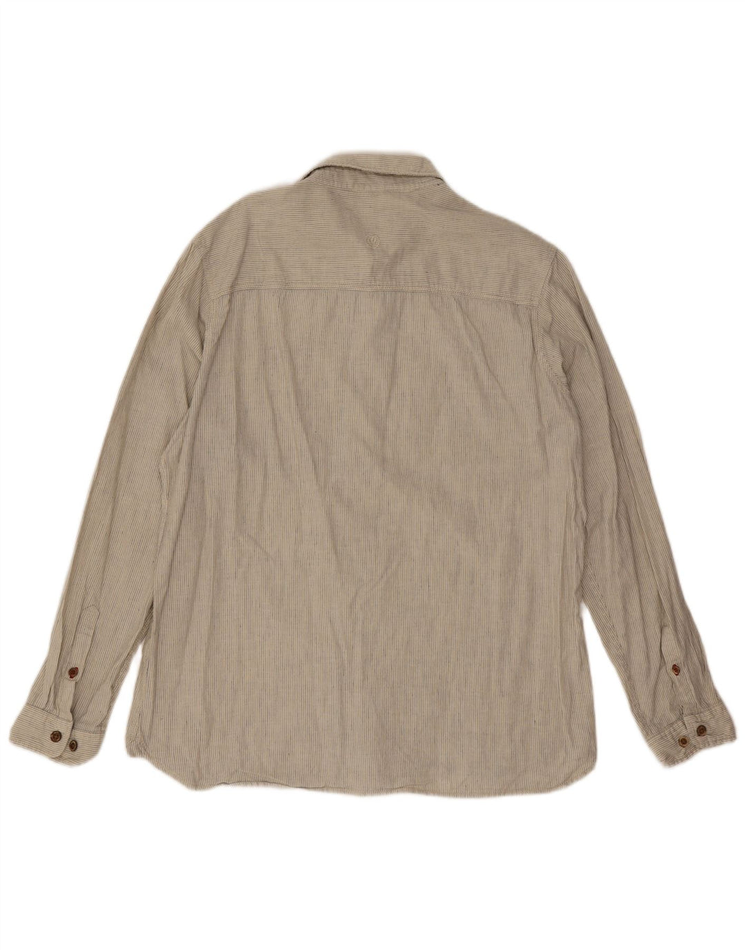 Fat Face Muška košulja Large Beige Pinstripe Lan