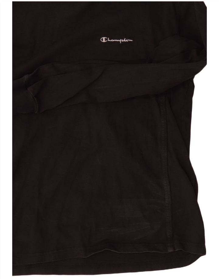 Champion Ženska majica s kratkim rukavima UK 14 Srednji crni pamuk