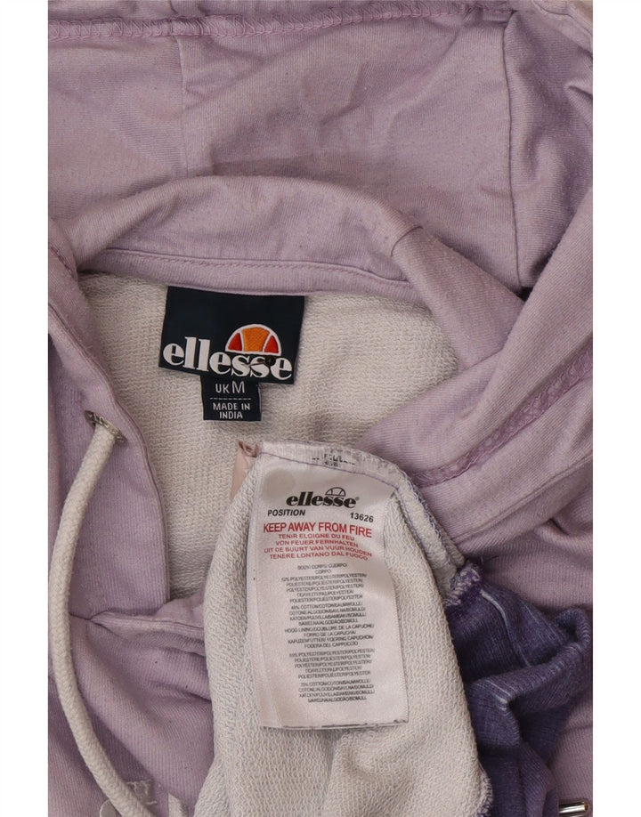 Ellesse muška majica s kapuljačom srednje ljubičaste boje, poliester
