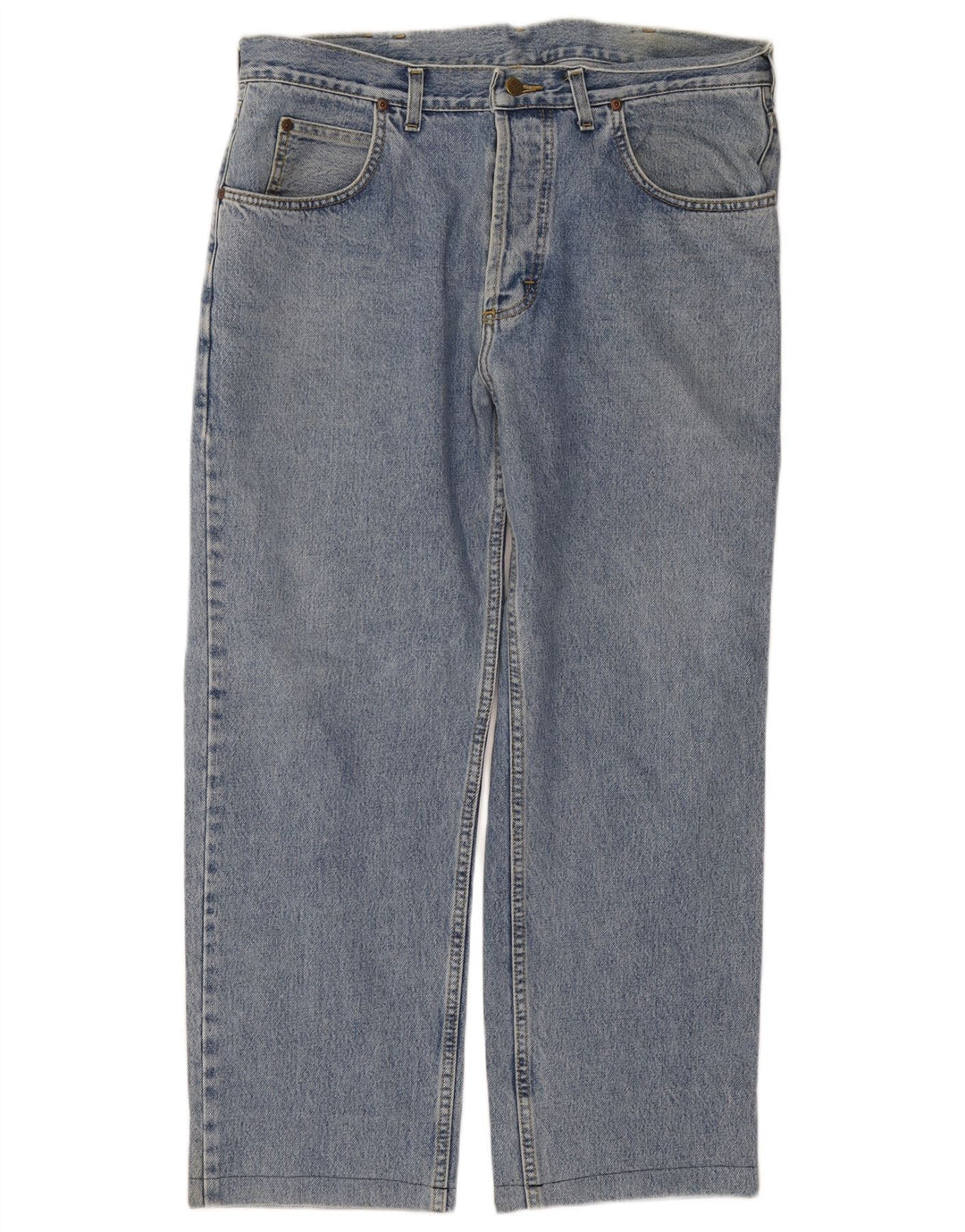 Lee Mens Chicago Straight Jeans W38 L27 Plavi pamuk