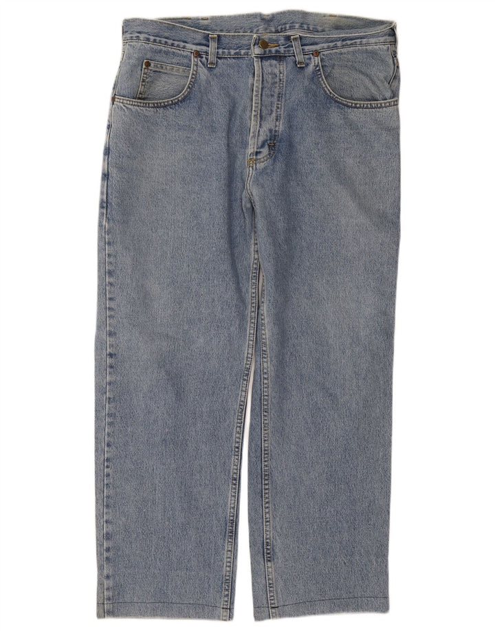 Lee Mens Chicago Straight Jeans W38 L27 Plavi pamuk