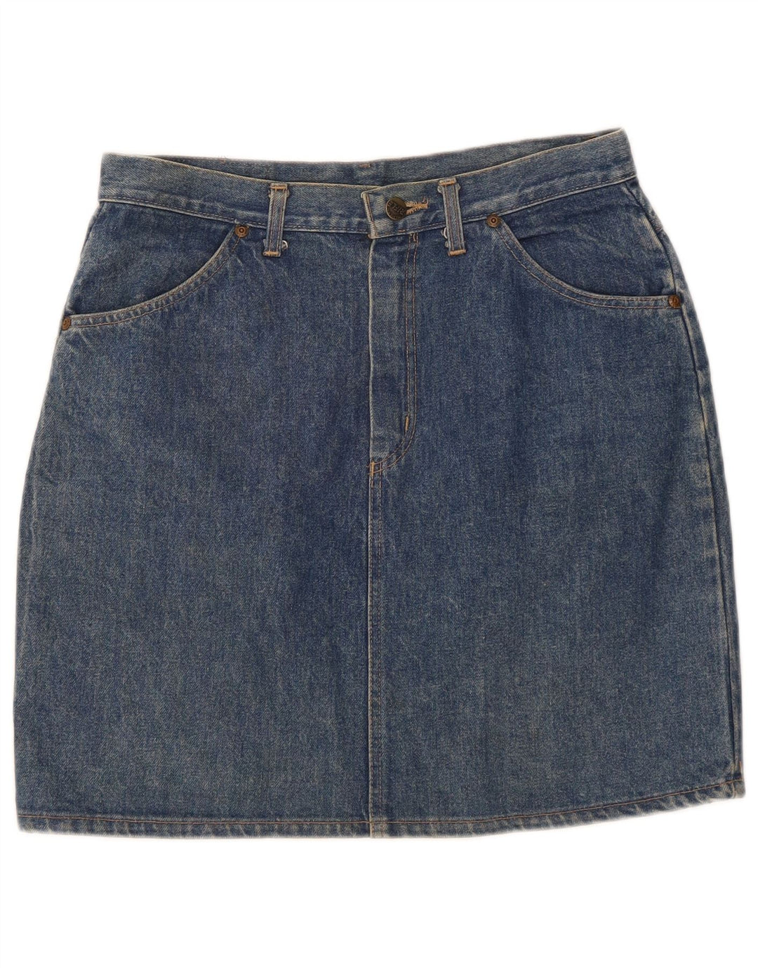 RIFLE Womens Denim Skirt W32 Large  Blue Cotton