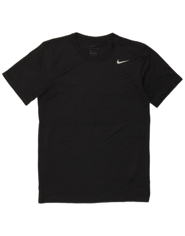 Nike Dri Fit majica kratkih rukava, mali crni poliester